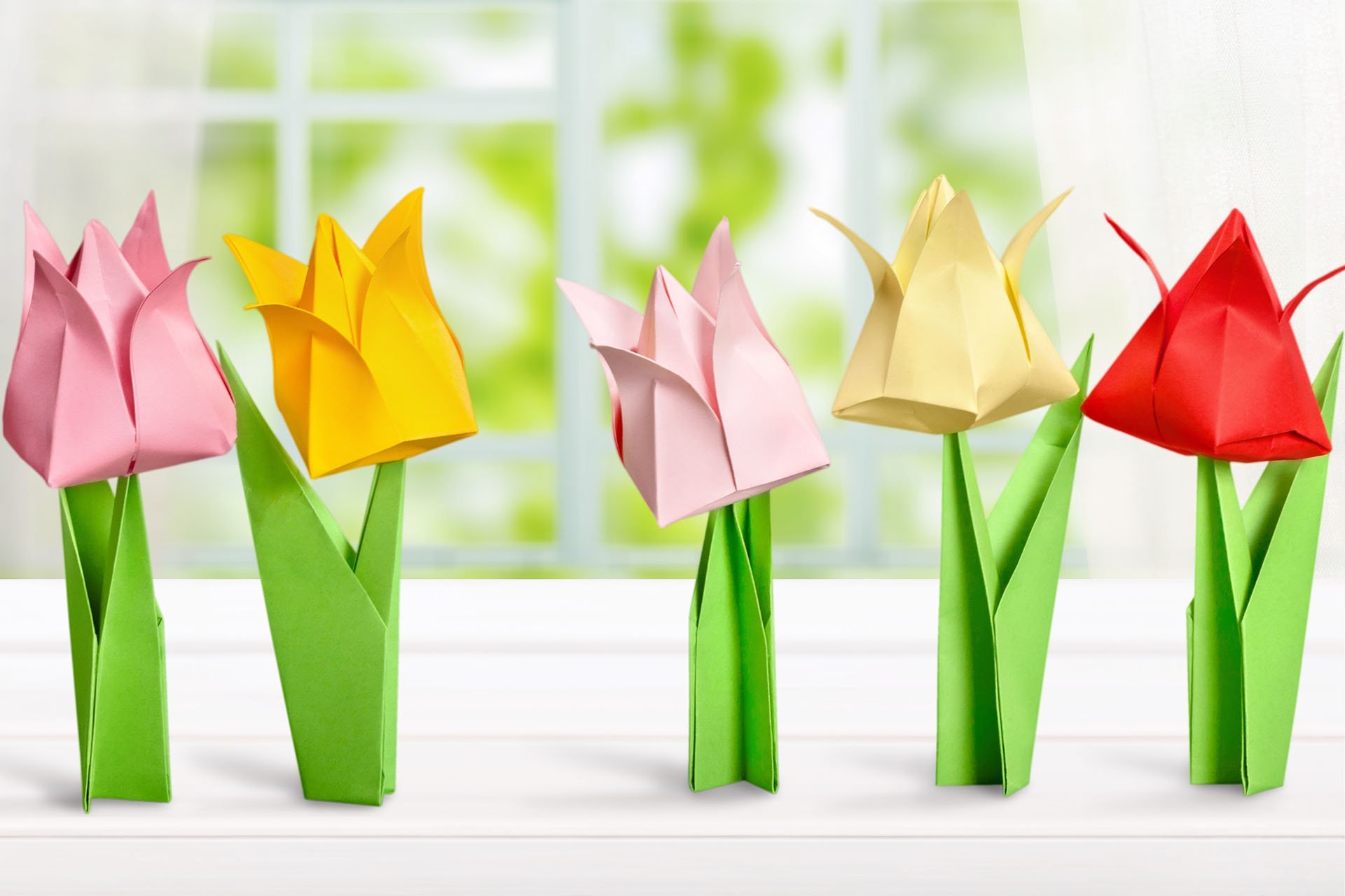 Creative Corner: Origami Tulip Tutorial